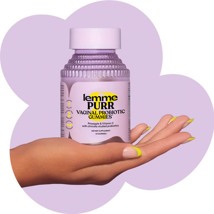 Lemme Purr Vaginal Probiotic Gummies for Women, 30-Day Supply