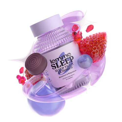 Lemme Sleep Gummies with 5mg Melatonin & Chamomile Extract, 30-Day Supply