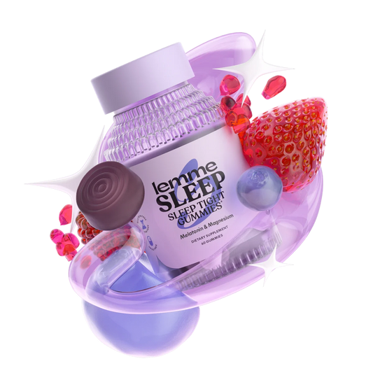 Lemme Sleep Gummies with 5mg Melatonin & Chamomile Extract, 30-Day Supply